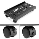 Computer Host Telescopic Bracket Base Chassis Tray Pulley Heightening Rack - White