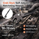Crab Claw Multifunction Adaptive Wrench Self-Adjusting Ratchet