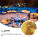 16 Inch Alloy Jazz Drum Cymbal Percussion Instrument High Resonance Durable