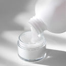 10pcs Transparent Wide Mouth Cream Dispenser White Lid Bottle Plastic Jar - 40ml