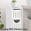 Bathroom Gap Shelf Multi-layer Storage Cabinet Toilet Organizer Restroom Rack
