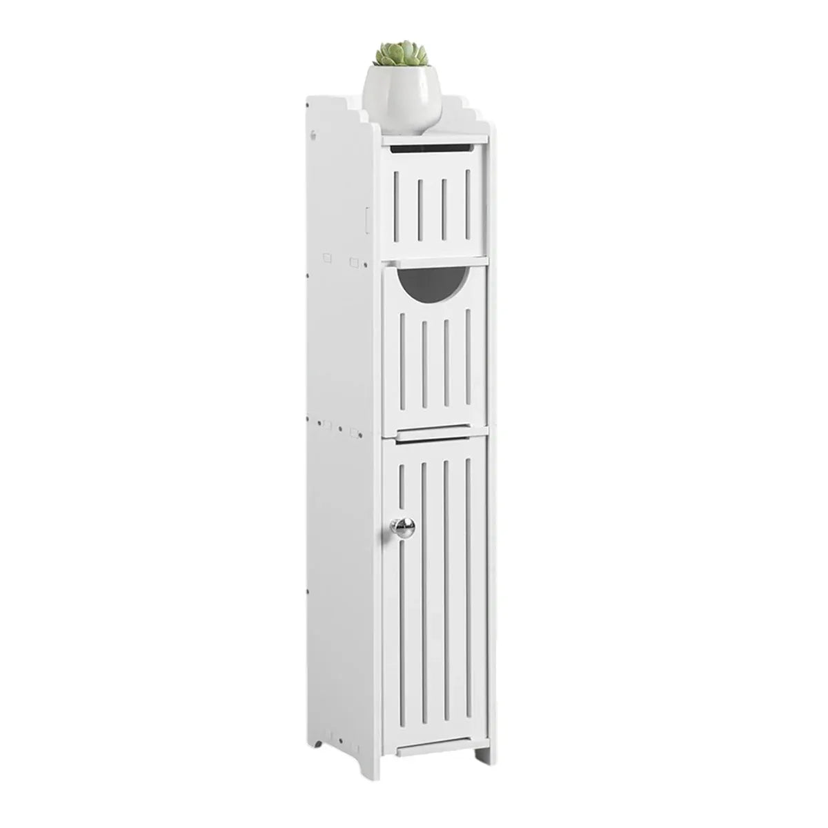 Bathroom Gap Shelf Multi-layer Storage Cabinet Toilet Organizer Restroom Rack