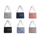 Ladies Large Capacity Crossbody Bag Single Shoulder Small Square Bag Handbag - Grey