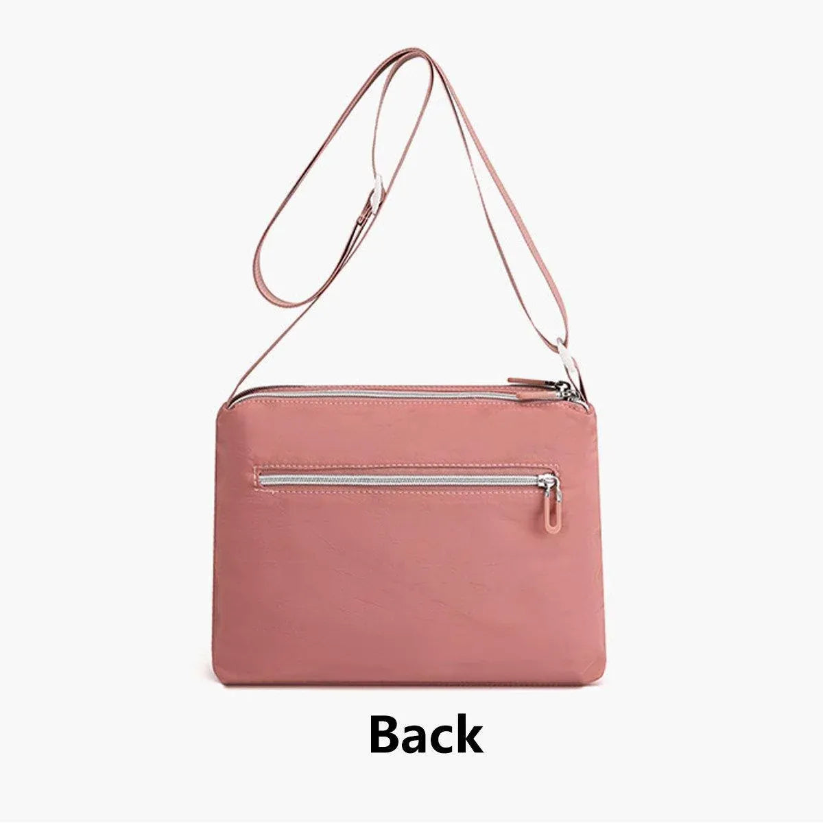 Ladies Large Capacity Crossbody Bag Single Shoulder Small Square Bag Handbag - Pink