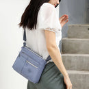 Ladies Large Capacity Crossbody Bag Single Shoulder Small Square Bag Handbag - Purple