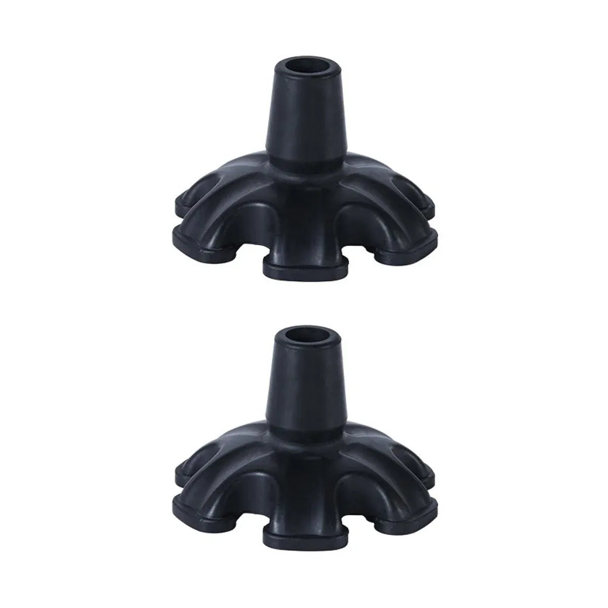 2PCS 19MM Non-Slip Rubber Foot Pads for Walking Cane Crutch Support Replacement