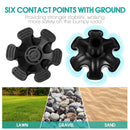 2PCS 19MM Non-Slip Rubber Foot Pads for Walking Cane Crutch Support Replacement