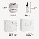 Crystal Stone Oil Diffuser Passive Aromatherapy Set White Natural Bedroom Decor - Blue Bellflower