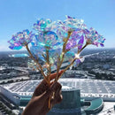 5PCS Luminous Rose Unique Gifts For Women Galaxy Crystal Flower Gift For Women
