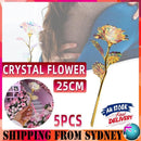 5PCS Luminous Rose Unique Gifts For Women Galaxy Crystal Flower Gift For Women