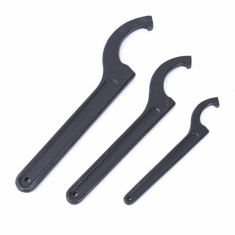 Adjustable C Spanner Hook Wrench Tool for Motorcycle Bike Repair 22 to 160mm - 115-130