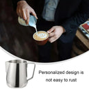 Stainless Steel Latte Art Cup 350ml 600ml Milk Frothing Pitcher Coffee Barista - 350ml