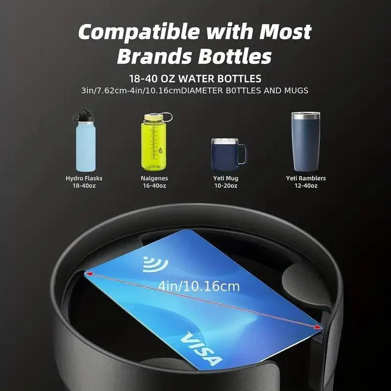 Large Car Water Cup Holder Beverage Holder for Drink Universal Car Cup Organizer