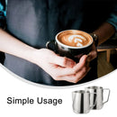 Stainless Steel Latte Art Cup 350ml 600ml Milk Frothing Pitcher Coffee Barista - 600ml
