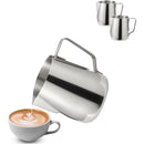 Stainless Steel Latte Art Cup 350ml 600ml Milk Frothing Pitcher Coffee Barista - 600ml