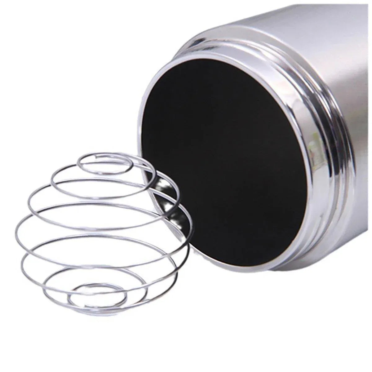 500/750ML Stainless Steel Protein Blender Shaker Cup Bottle Mixed Water Sport - 750ml