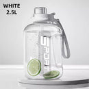 Large Capacity Water Cup Fitness Sports Water Bottle for Gym Outdoor Activities - Black