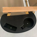 2pcs Clip On Side Table Tray Cup Holder For Sun Lounger Camping Chair Outdoor