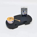 2pcs Clip On Side Table Tray Cup Holder For Sun Lounger Camping Chair Outdoor