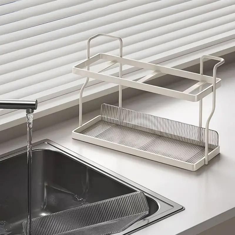 2 Tier Shelf Kitchen Storage Rack Organizer for Home and Countertop Organization
