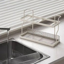 2 Tier Shelf Kitchen Storage Rack Organizer for Home and Countertop Organization
