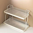 2 Tier Shelf Kitchen Storage Rack Organizer for Home and Countertop Organization