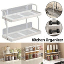 2 Tier Shelf Kitchen Storage Rack Organizer for Home and Countertop Organization