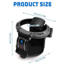 Universal Car Air Vent Cup Holder Beverage for Milk Tea Stand with Hook Bracket