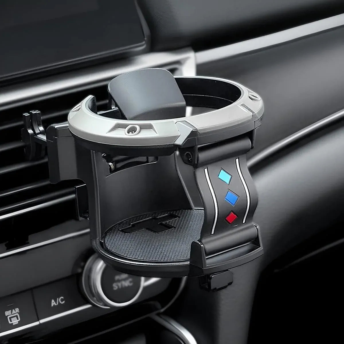 Universal Car Air Vent Cup Holder Beverage for Milk Tea Stand with Hook Bracket