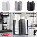 Paper Cup Holder Organizer Swivel Compartment Cup Picker Drink Storage Stand - Grey