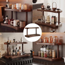 2 Tier Cup Holder Storage Rack Countertop for Kitchen Mugs Teacups Organizer