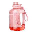 Large Capacity Water Cup Fitness Sports Water Bottle for Gym Outdoor Activities - Pink
