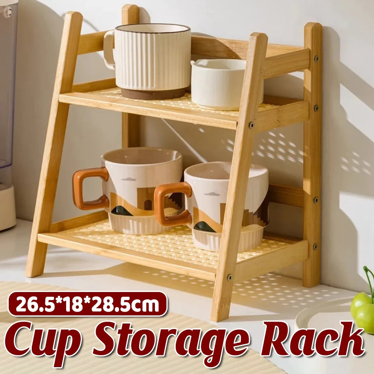 Cup Flower Pot Storage Rack Multi-Layer for Home Kitchen Living Room Organizer