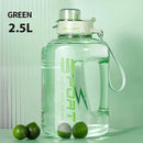 Large Capacity Water Cup Fitness Sports Water Bottle for Gym Outdoor Activities - White