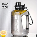 Large Capacity Water Cup Fitness Sports Water Bottle for Gym Outdoor Activities - White