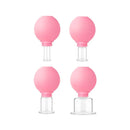 4-Piece Pink Manual Cupping Cup Set