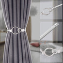 4-Piece Silver Spring Curtain Tieback Set