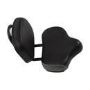 Electric Bicycle Tricycle Seat With Backrest Adjustable Comfortable Bike Seat - Black