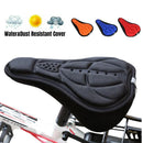 Thick Silicone Bike Seat Cover Comfort Gel Cycling Bicycle Saddle Cushion Pad - Set of 4 Colours