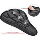 Thick Silicone Bike Seat Cover Comfort Gel Cycling Bicycle Saddle Cushion Pad - Set of 4 Colours