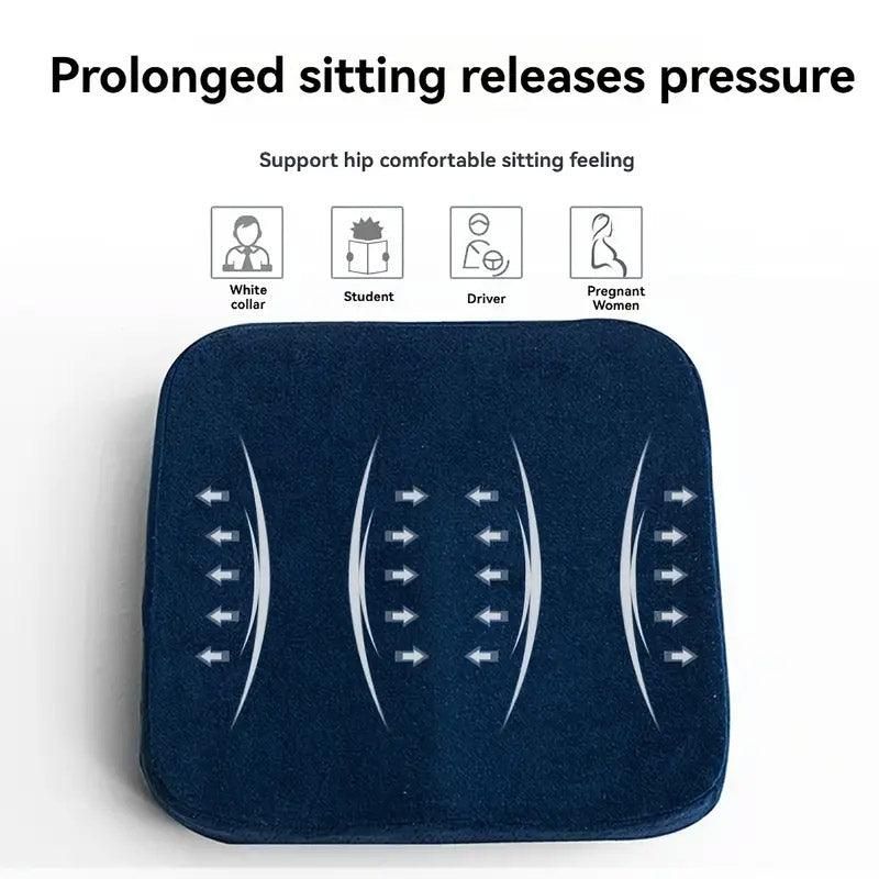 Square Seat Cushion Office Car Chair Cushion Comfort Support for Long Sitting