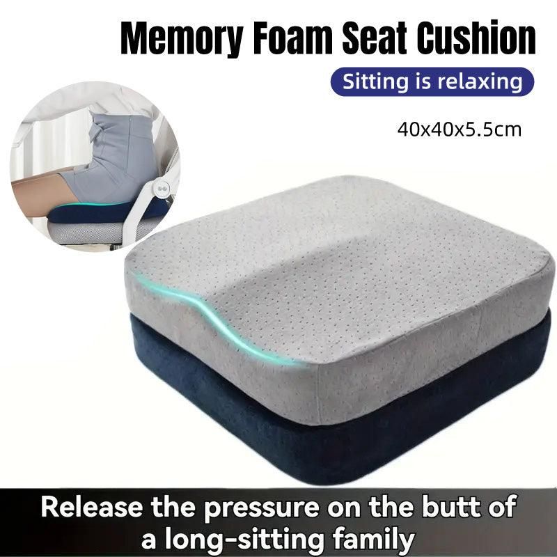 Square Seat Cushion Office Car Chair Cushion Comfort Support for Long Sitting