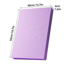 Balance Mat Non Slip Yoga Fitness Mat Flat Support for Home Workout Exercises - Purple