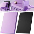 Balance Mat Non Slip Yoga Fitness Mat Flat Support for Home Workout Exercises - Purple