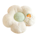 Cute Sunflower Floor Cushion Soft Chair Pad Summer Office Student Seat Pillow - White