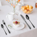 8-Piece Stainless Steel Cutlery Set - 2 Sets of Knife Fork Dinner Spoon Teaspoon - Rose Gold
