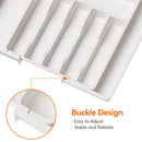 Portable Tableware Storage Box Telescopic Household Storage Tray Organizer