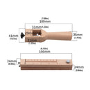 Wooden Leather Strip Cutter Belt Cord Cutting Tool For Craft Rope Making Work