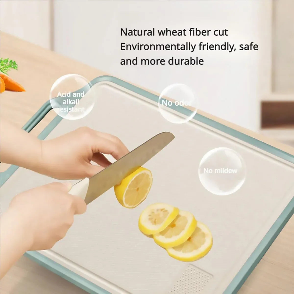 Household Kitchen Cutting Board Multi-Functional Double-Sided Cutting Board