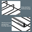 Double Stainless Steel Kitchen Organizer Shelf Rack Cabinet Storage Space Saver
